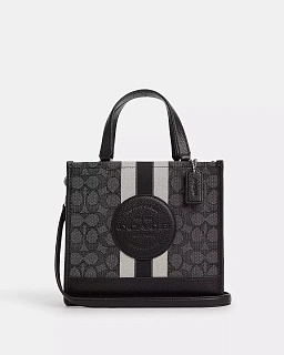 Dempsey 22 In Signature Jacquard With Stripe And Coach Patch