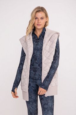 Quilted Fleece Hooded