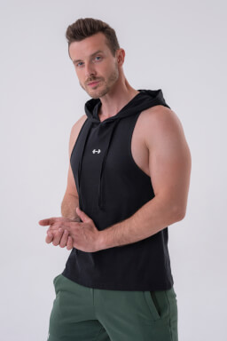 Fitness Tank top with a hoodie