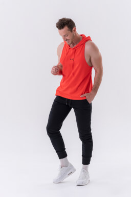 Fitness Tank top with a hoodie